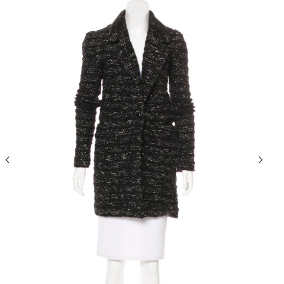Étoile Isabel Marant Knee-Length Knit Coat Blazer Style - Size: XS | US2, FR34 - Picture 1 of 9